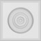Ekena Millwork Standard Sedgwick Bullseye Rosette With Rounded Edge, 3"W x 3"H x 1/2"P ROSP030X030X050SDG04 - alternate 4